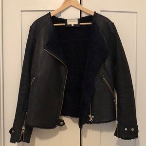 Sandro Shearling Jacket